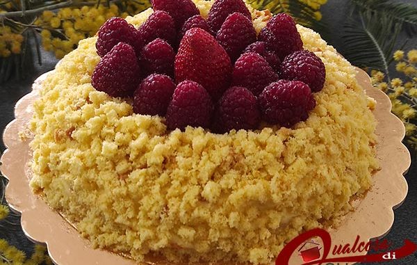 Mimosa al Limone con Fragole e Lamponi